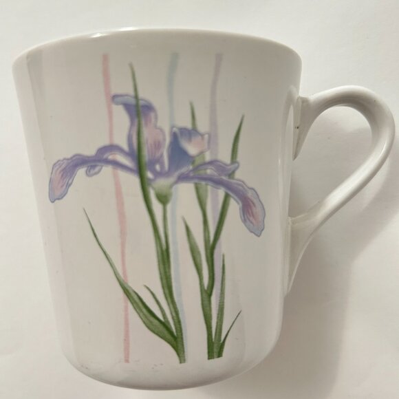 Vintage Corelle coordinates stoneware Shadow Iris Mug coffee tea cup replacement - Picture 5 of 6